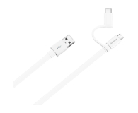 HUAWEI KABEL Combo USB - microUSB/USB-C biały - 378748 - zdjęcie 2
